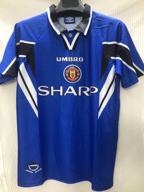 1996-99 Manchester United Retro Away Kit Soccer Jersey